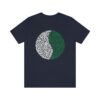 Abstract Circular Patterns in Gothic Calligraphy Style T-Shirt