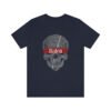 Baleil - Skull Head Grey Line Art T-Shirt
