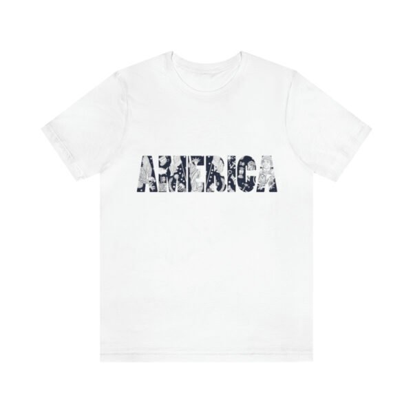 Statue Of Liberty, Eagle, Flag, Map. United States of America Art T-Shirt