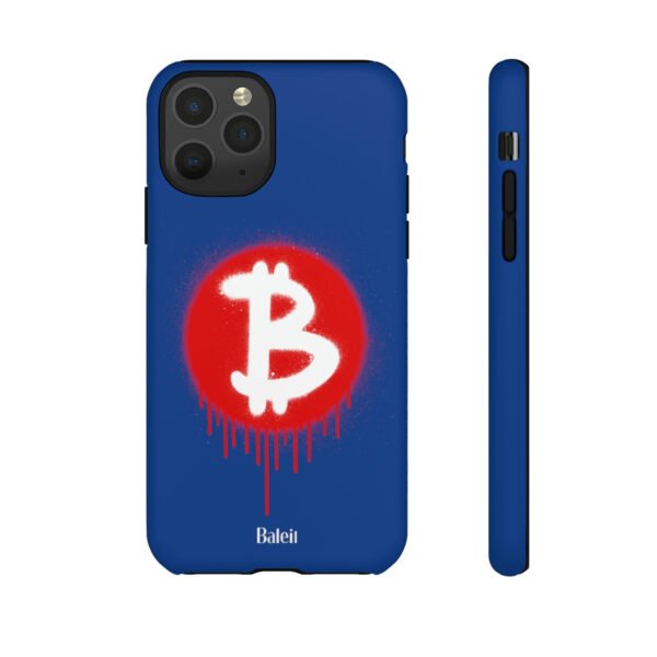 Graffiti Bleeding Bitcoin Logo Mobile Phone Case