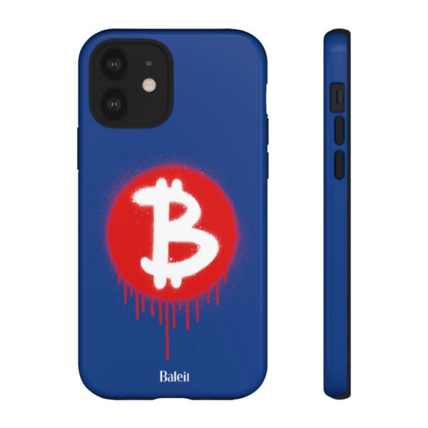 Graffiti Bleeding Bitcoin Logo Mobile Phone Case