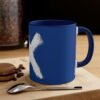 Hand-drawn Letter X Coffee Mug, 11oz