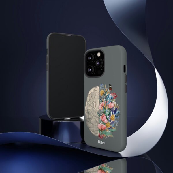 Human Brain with Flowers Mobile Phone Case
