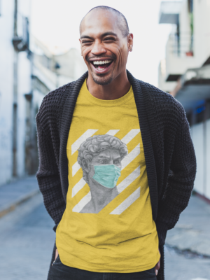 mockup-of-a-laughing-man-wearing-a-heathered-t-shirt-23952